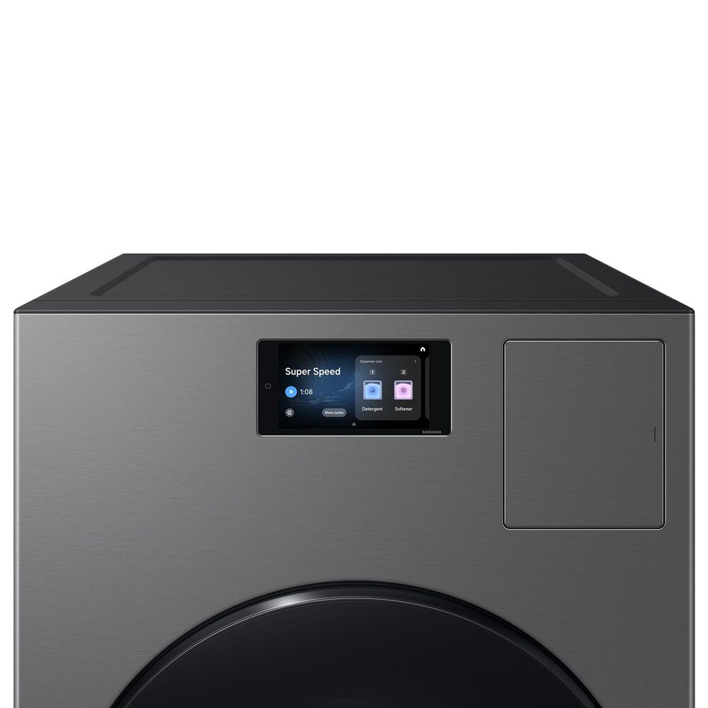 Samsung 5.3 Cu Ft. Bespoke AI Vented Laundry Combo All-in-One Ultra Capacity Washer and Electric Dryer with AI Home in Dark Steel
