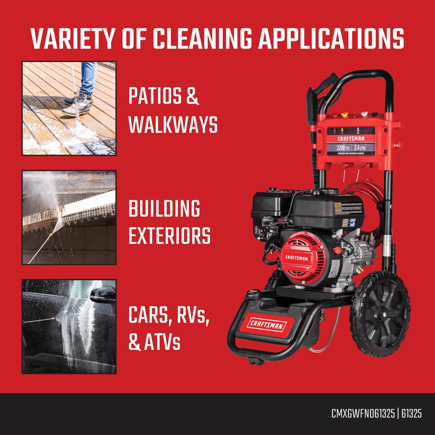 Craftsman 3200 psi Gas 2.4 gpm Pressure Washer