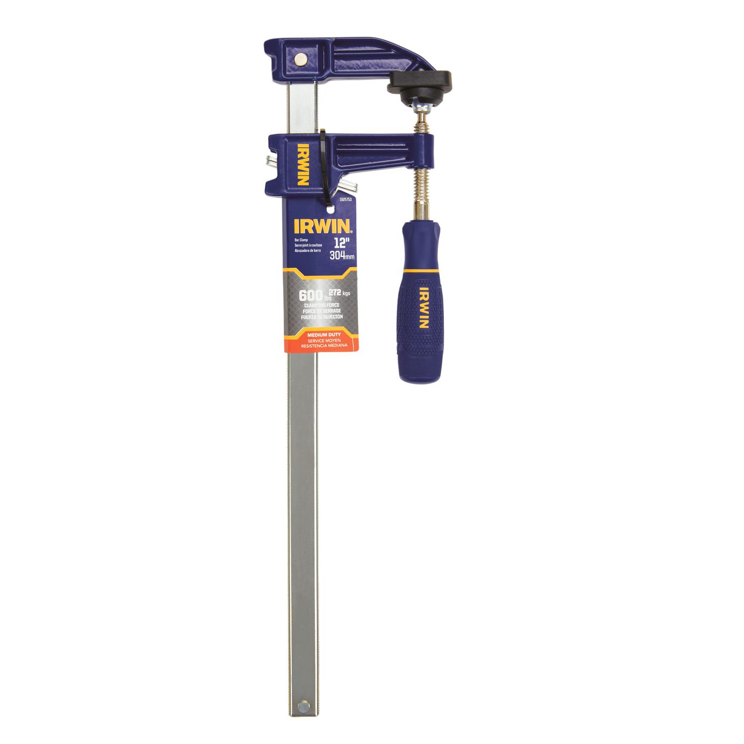 Irwin 12 in. X 2-1/2 in. D F Clamp 1 pc