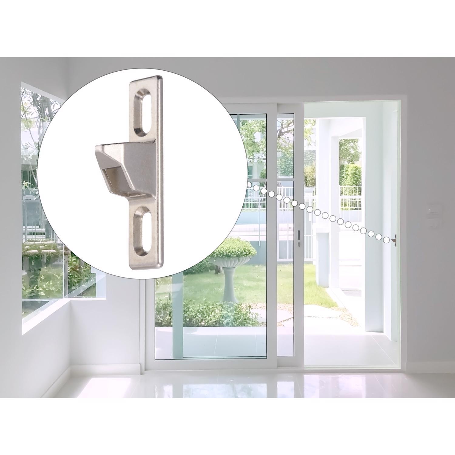Ace Chrome Silver Zinc Door Keeper 1 pc