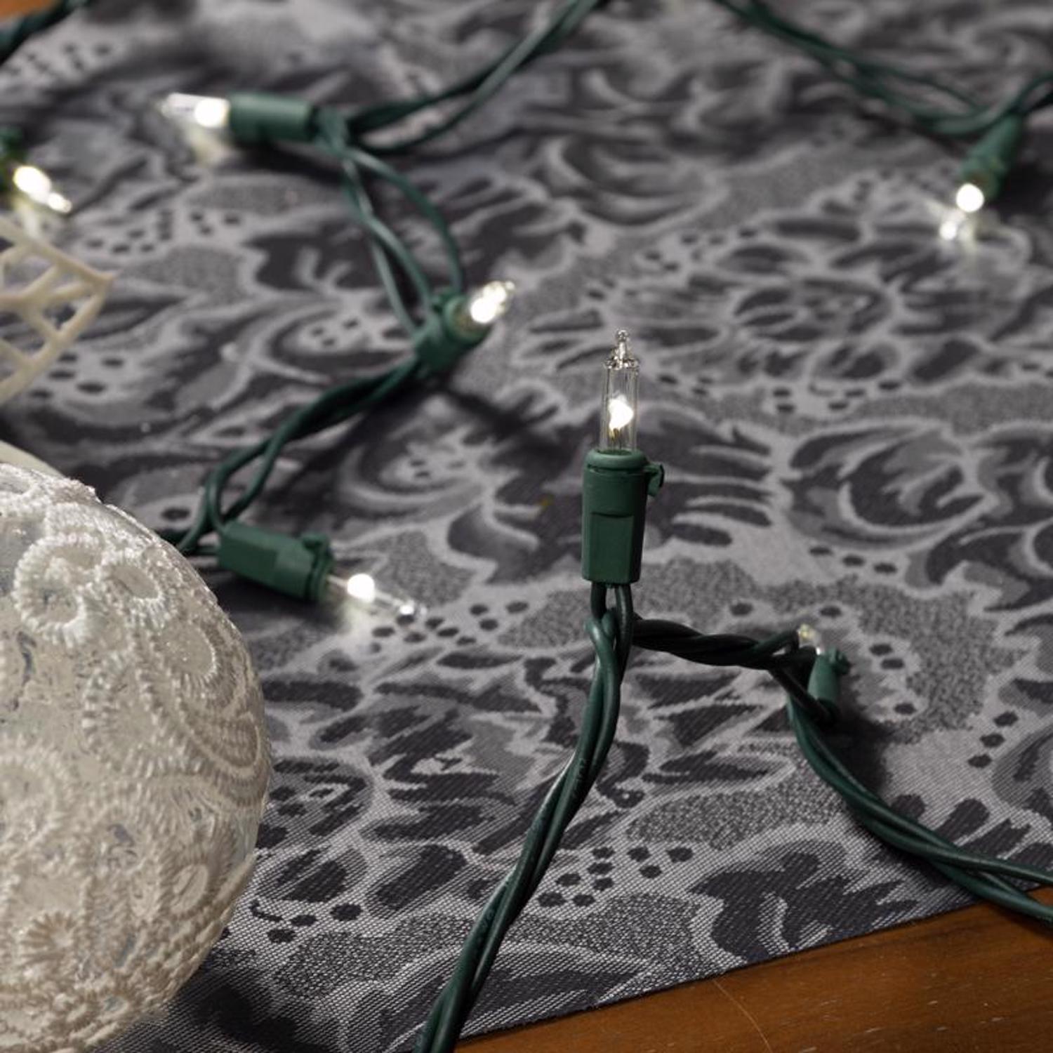 Celebrations LED T5 Pure White 50 ct String Christmas Lights 12 ft.