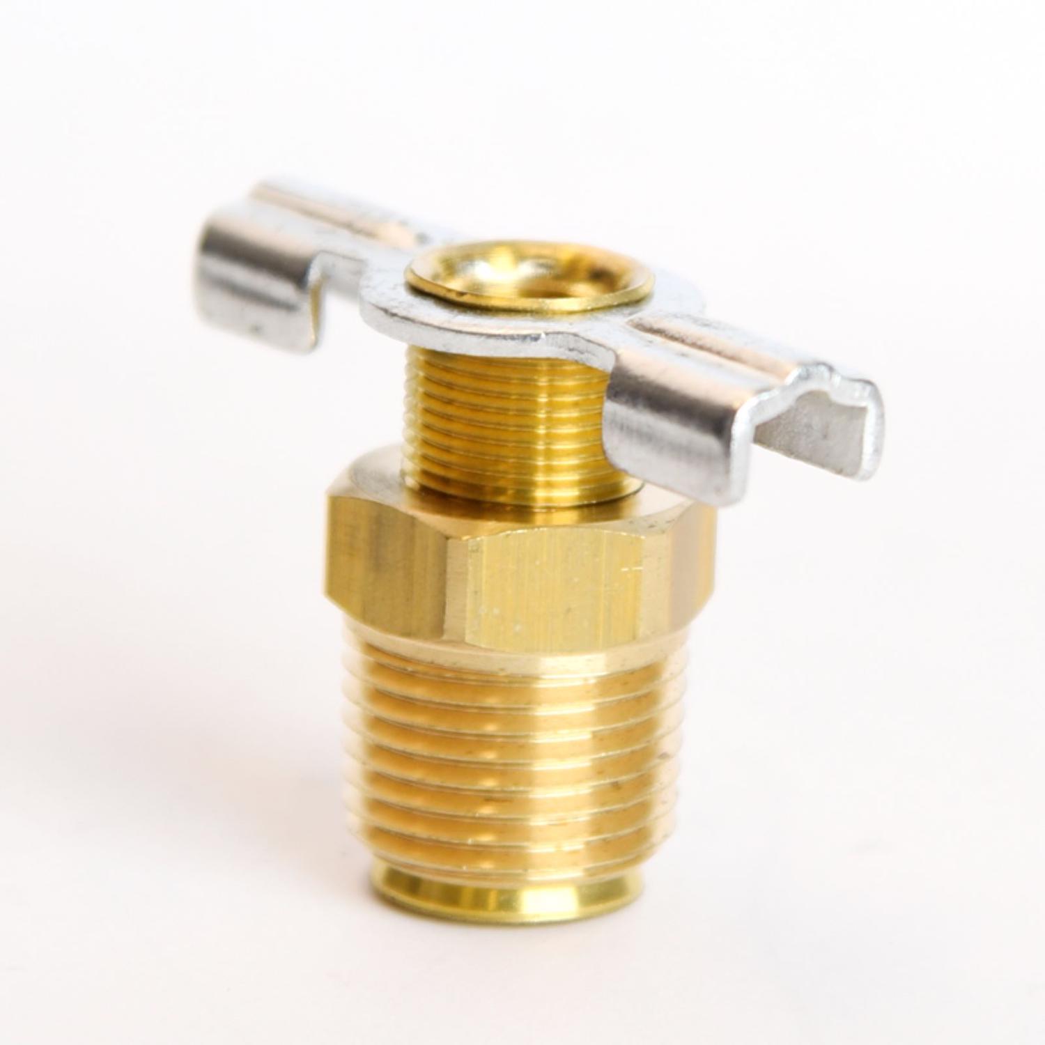 ATC 3/8 in. MPT Brass Drain Cock with External Seat