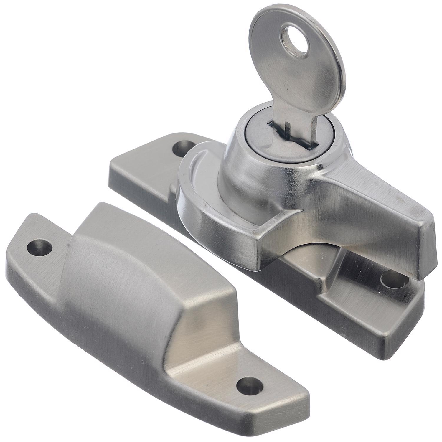 Ace Silver Die-Cast Zinc Window Lock 1 pk