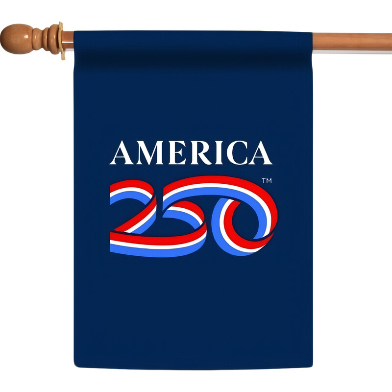 VALLEY FORGE FLAG AMERICA 250 PATRIOTIC HOUSE FLAG OUT-SEASON 0901