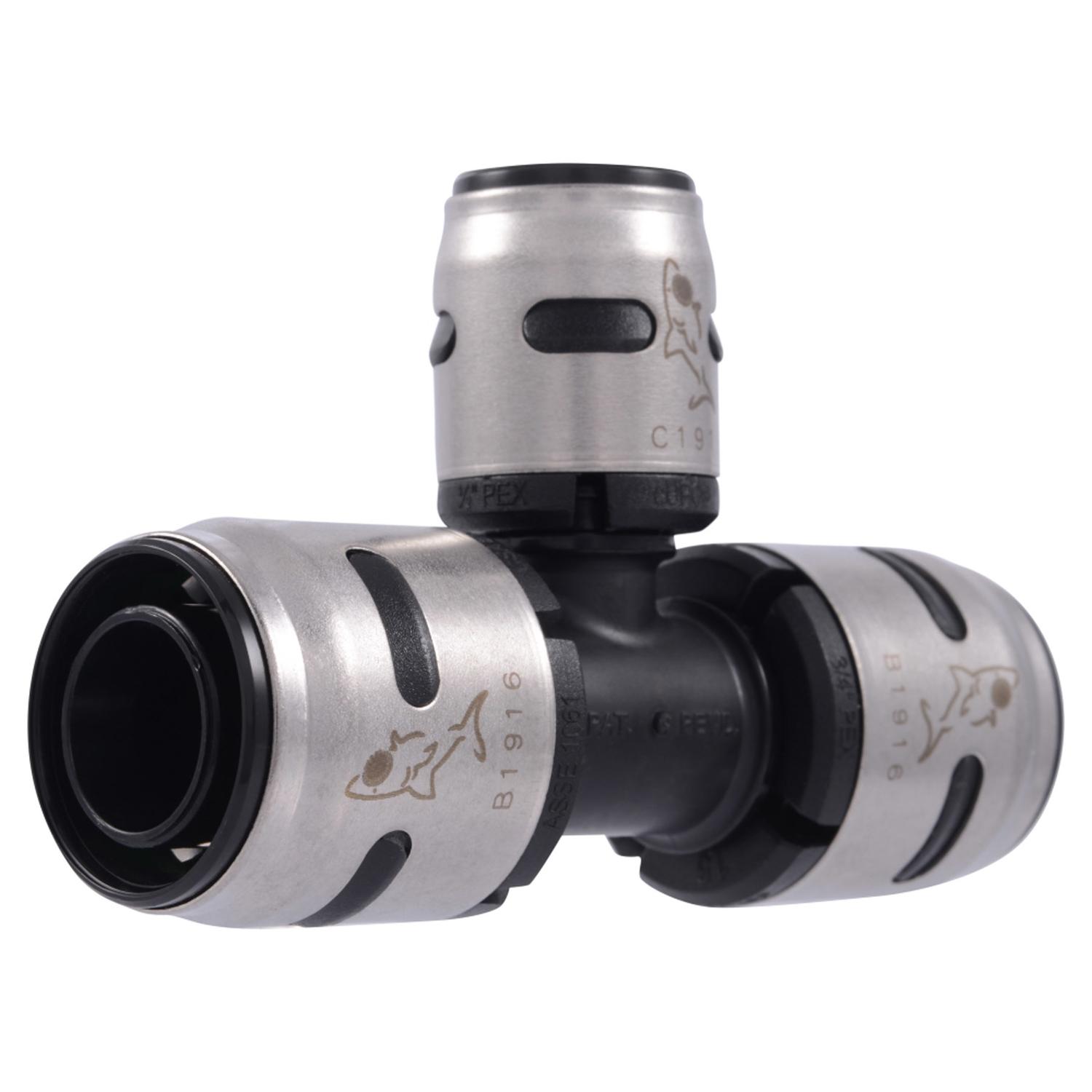 SharkBite EvoPEX 3/4 in. Push X 1/2 in. D Push Plastic Reducing Tee