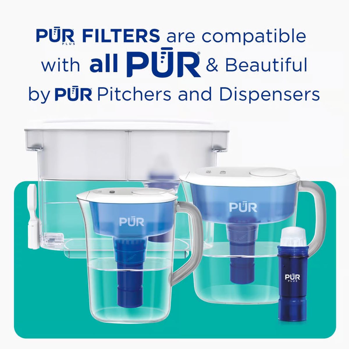 PUR Water Pitcher Replacement Filters For PUR