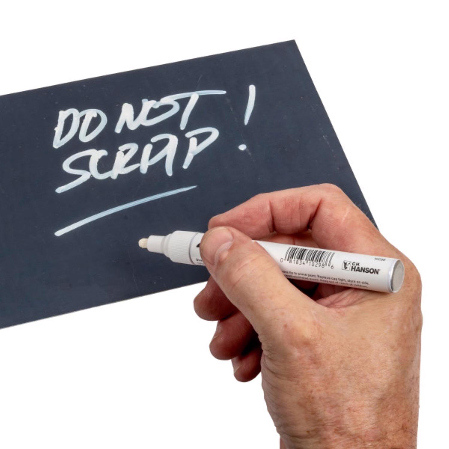 C.H. Hanson El Marko White Valve Tip Paint Marker 1 pk