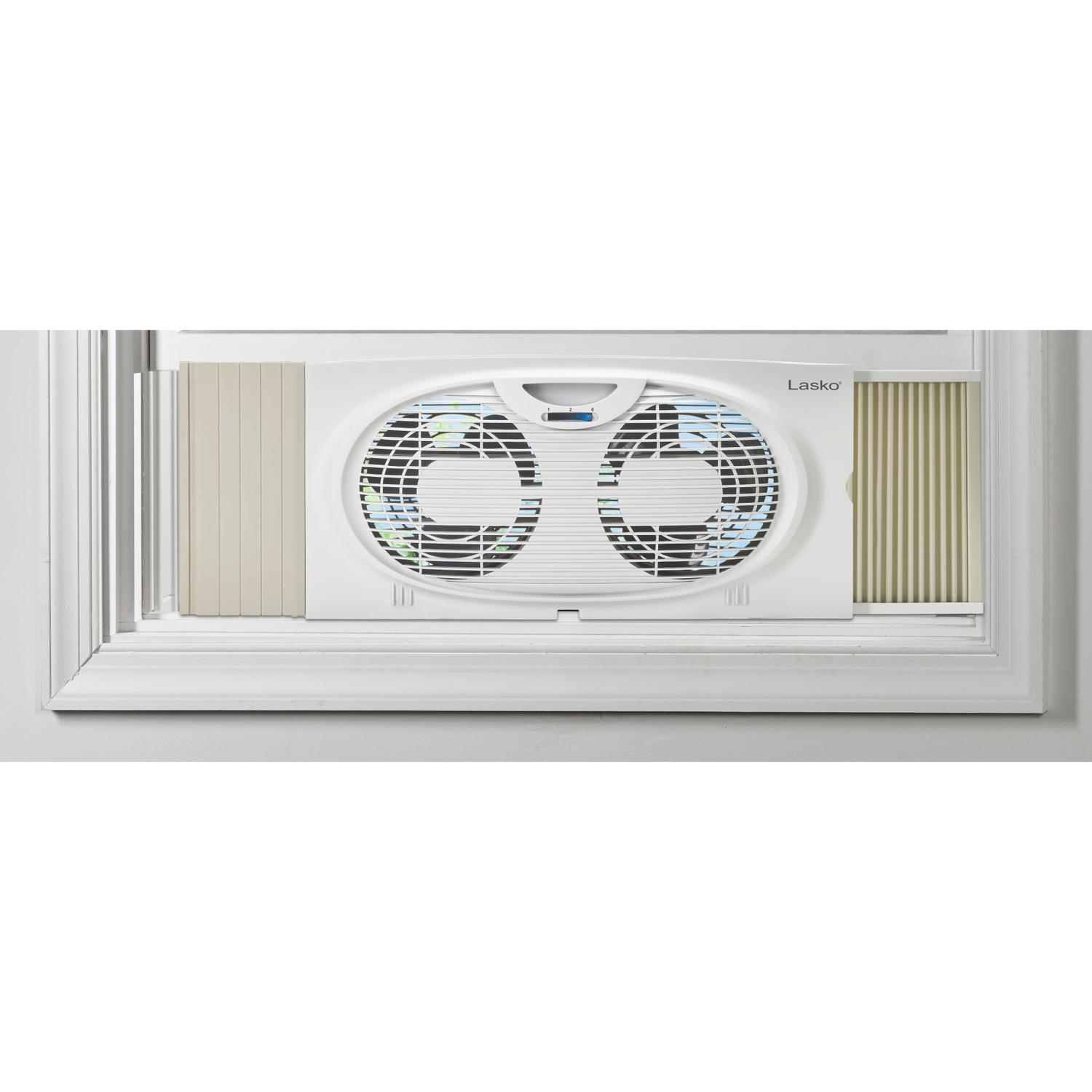 Lasko 10.15 in. H 2 speed Twin Window Fan | Stine Home + Yard
