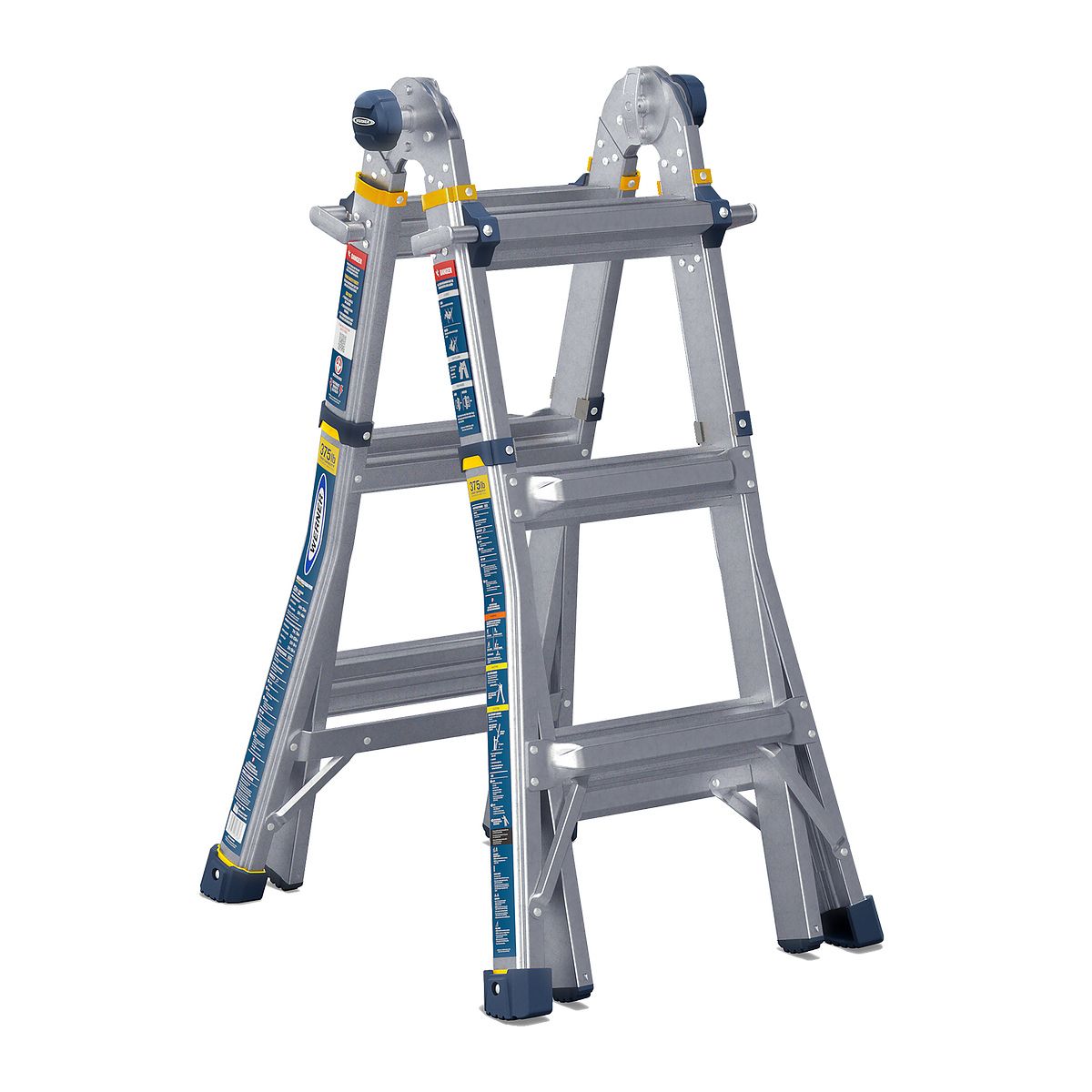 Werner 5 in 1 Multi Position Pro 14 ft. 375 lb. Ladder