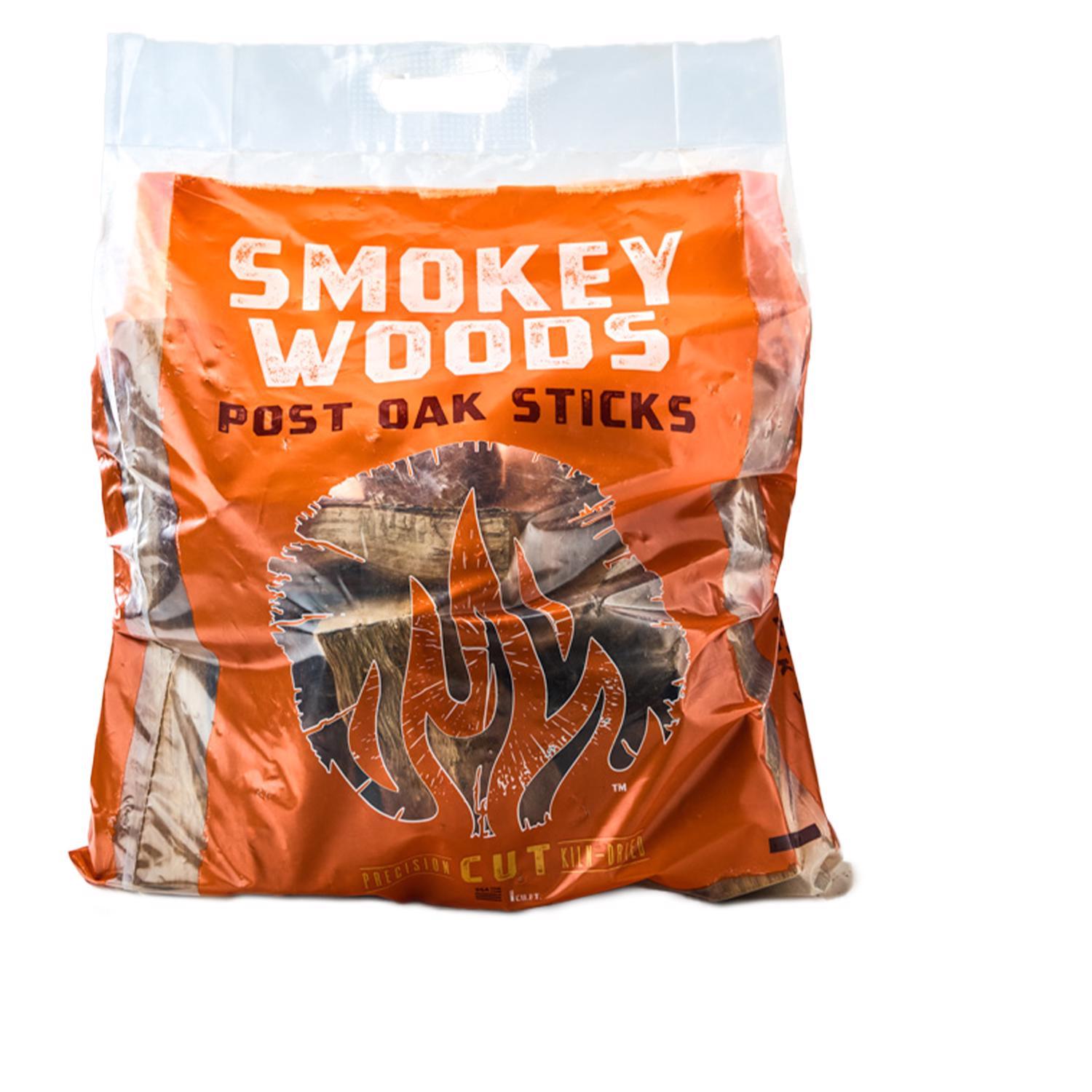 Smokey Woods All Natural Post Oak Cooking Logs 1 cu ft