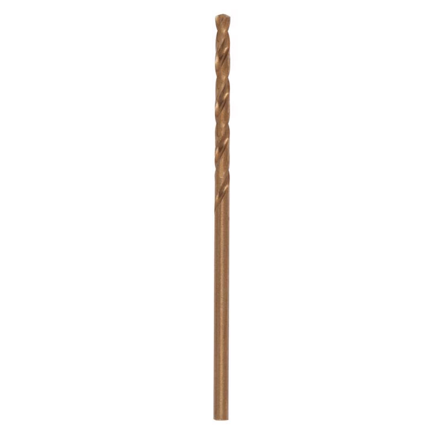 Milwaukee Red Helix 5/64 in. X 2 in. L Cobalt Steel Thunderbolt Drill Bit Round Shank 1 pc