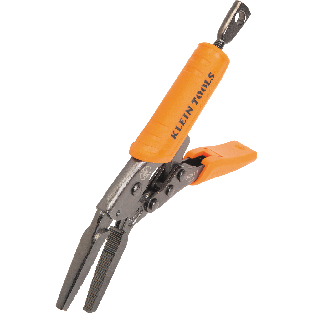 Klein Long Nose Locking Pliers, 6-in.