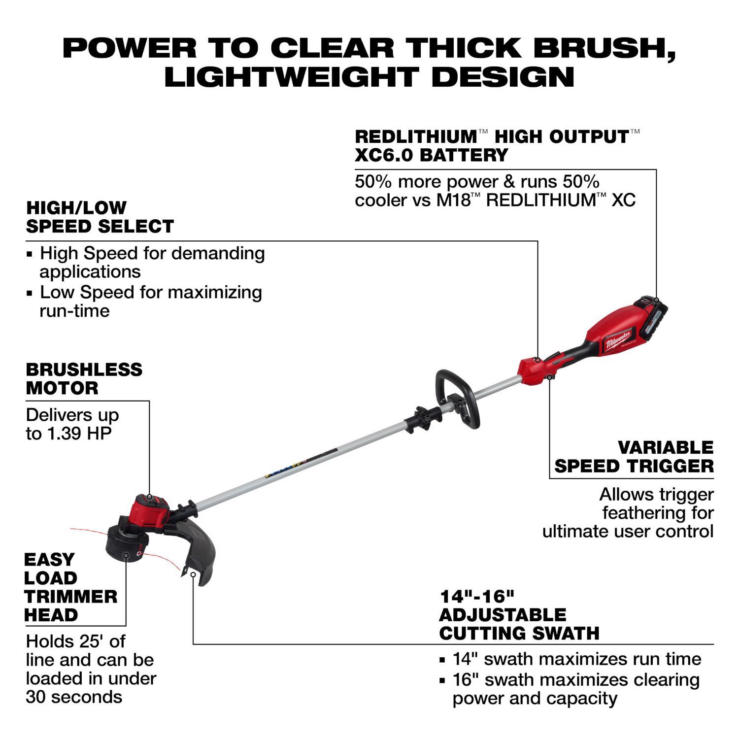 Milwaukee M18 Battery String Trimmer