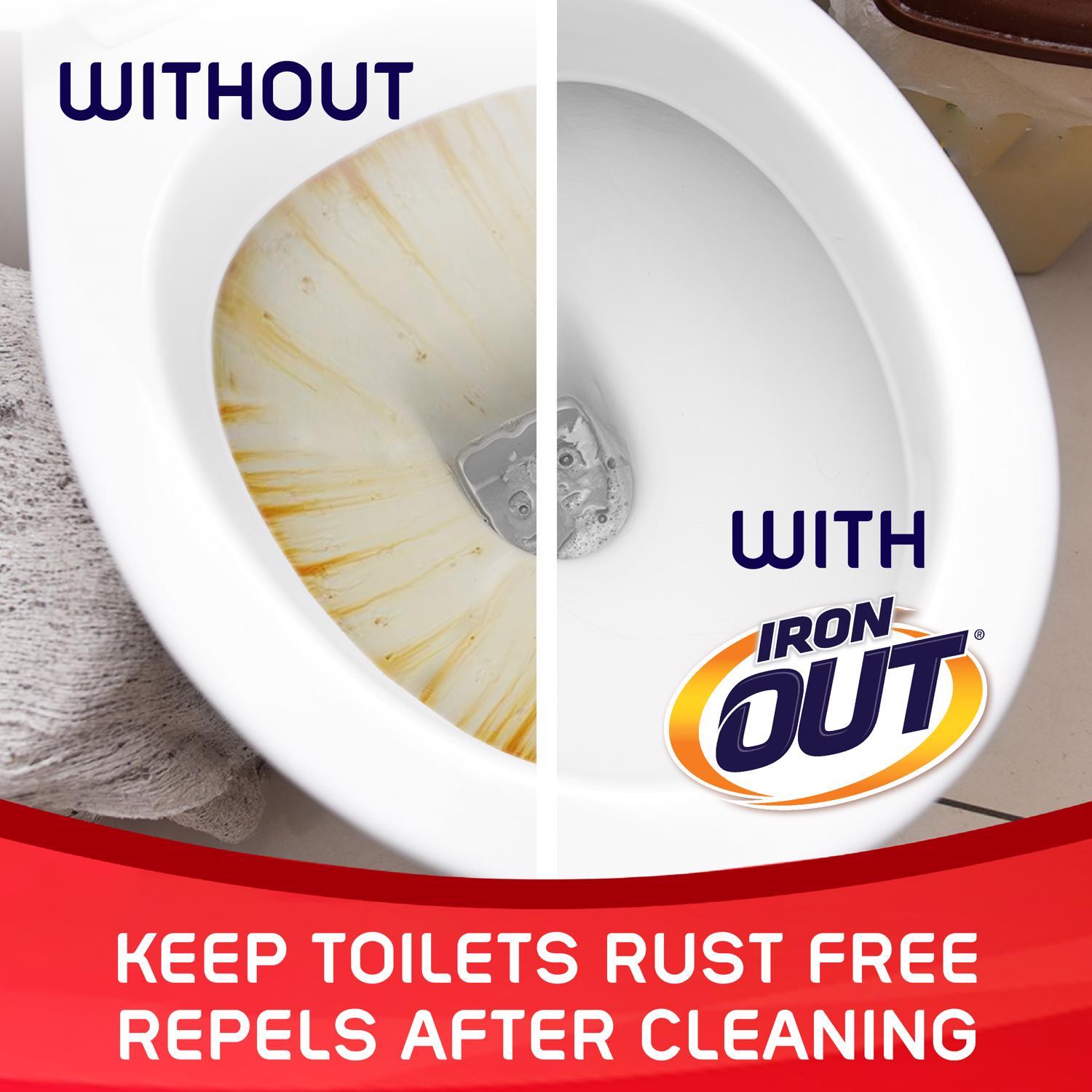 IronOut No Scent Toilet Bowl Cleaner 2.1 oz Powder