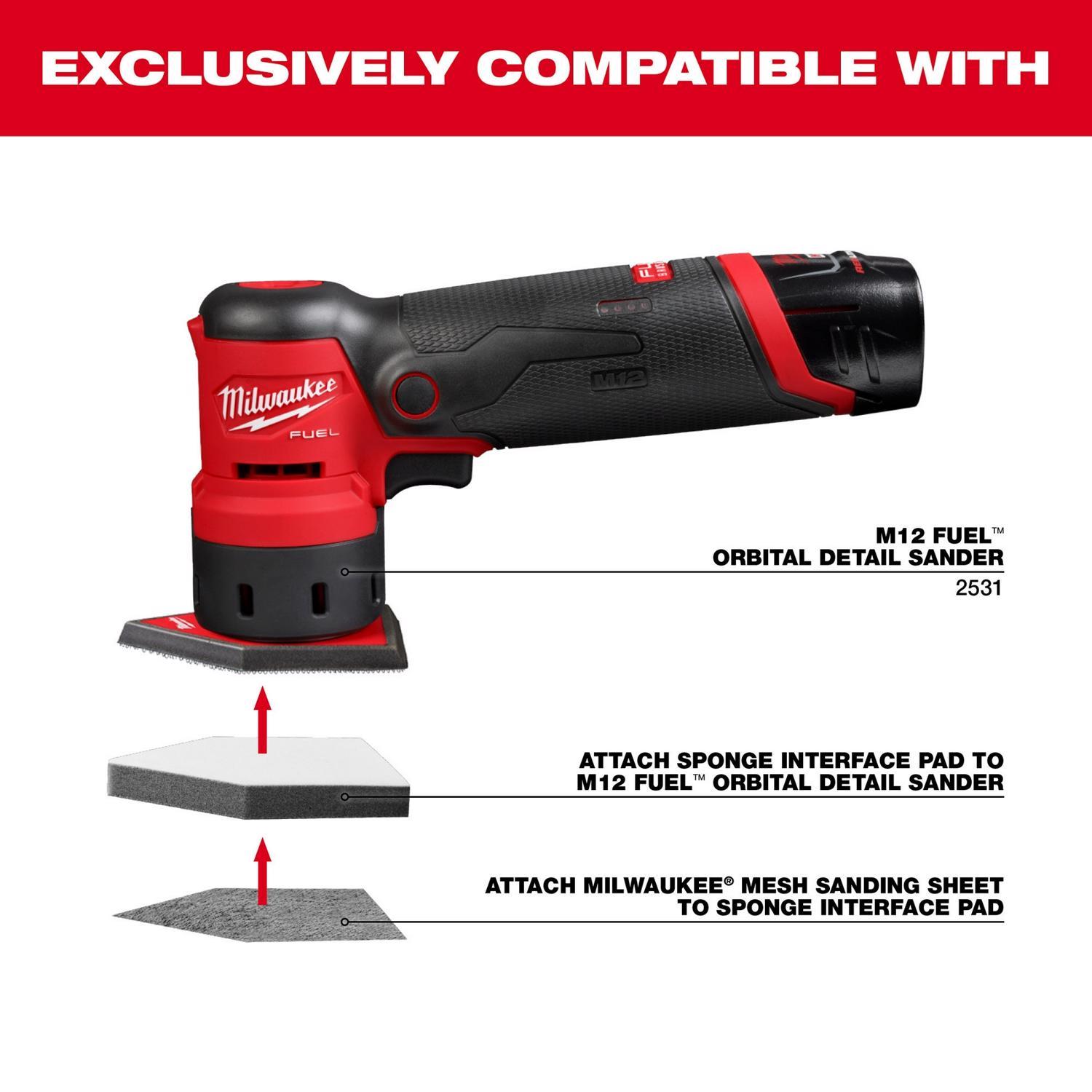 Milwaukee M12 Sponge Interface Pad