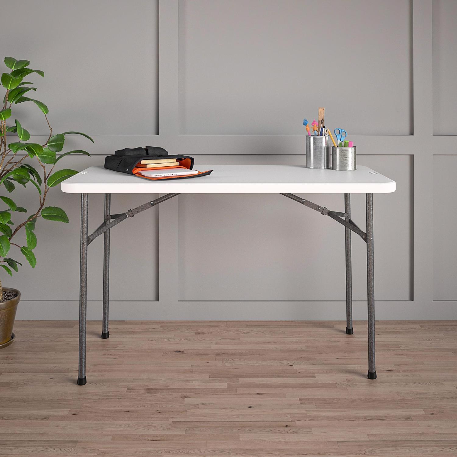Cosco Casual 24.05 in. W X 48 in. L Rectangular Folding Table