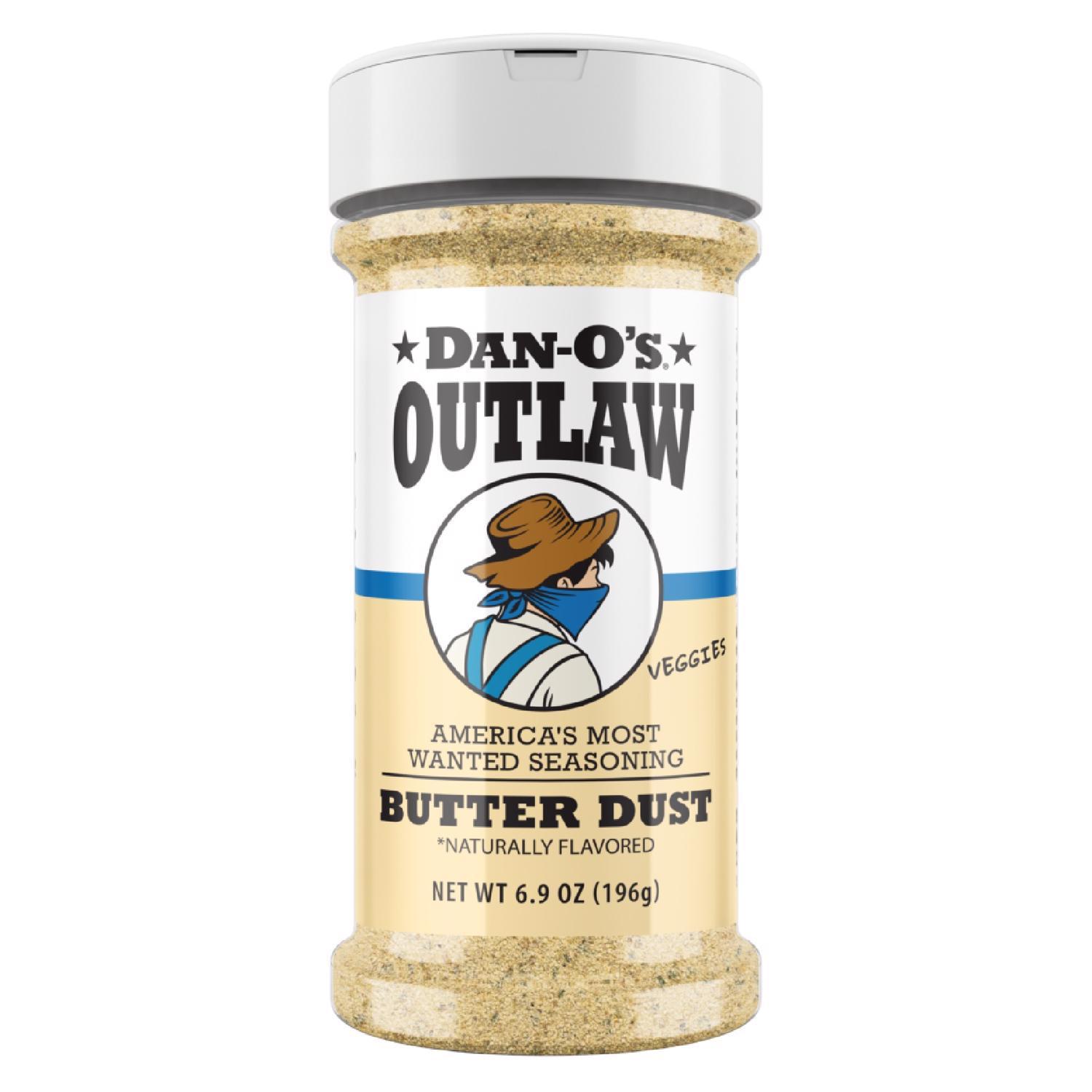 Dan-O's Outlaw Butter Dust BBQ Seasoning 6.9 oz