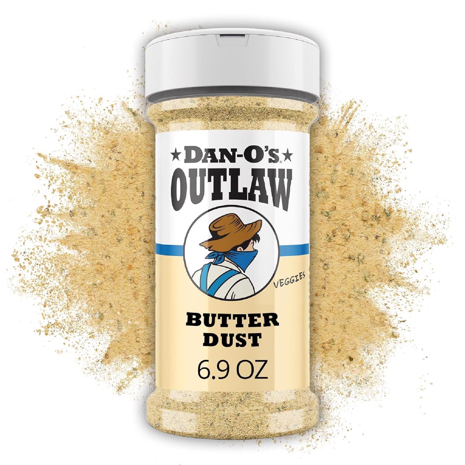 Dan-O's Outlaw Butter Dust BBQ Seasoning 6.9 oz