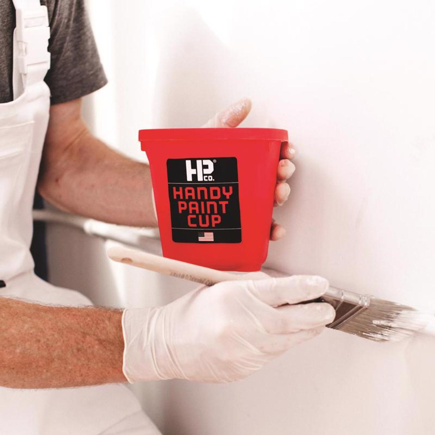 Handy Paint Cup Red 1 pt Paint Pail