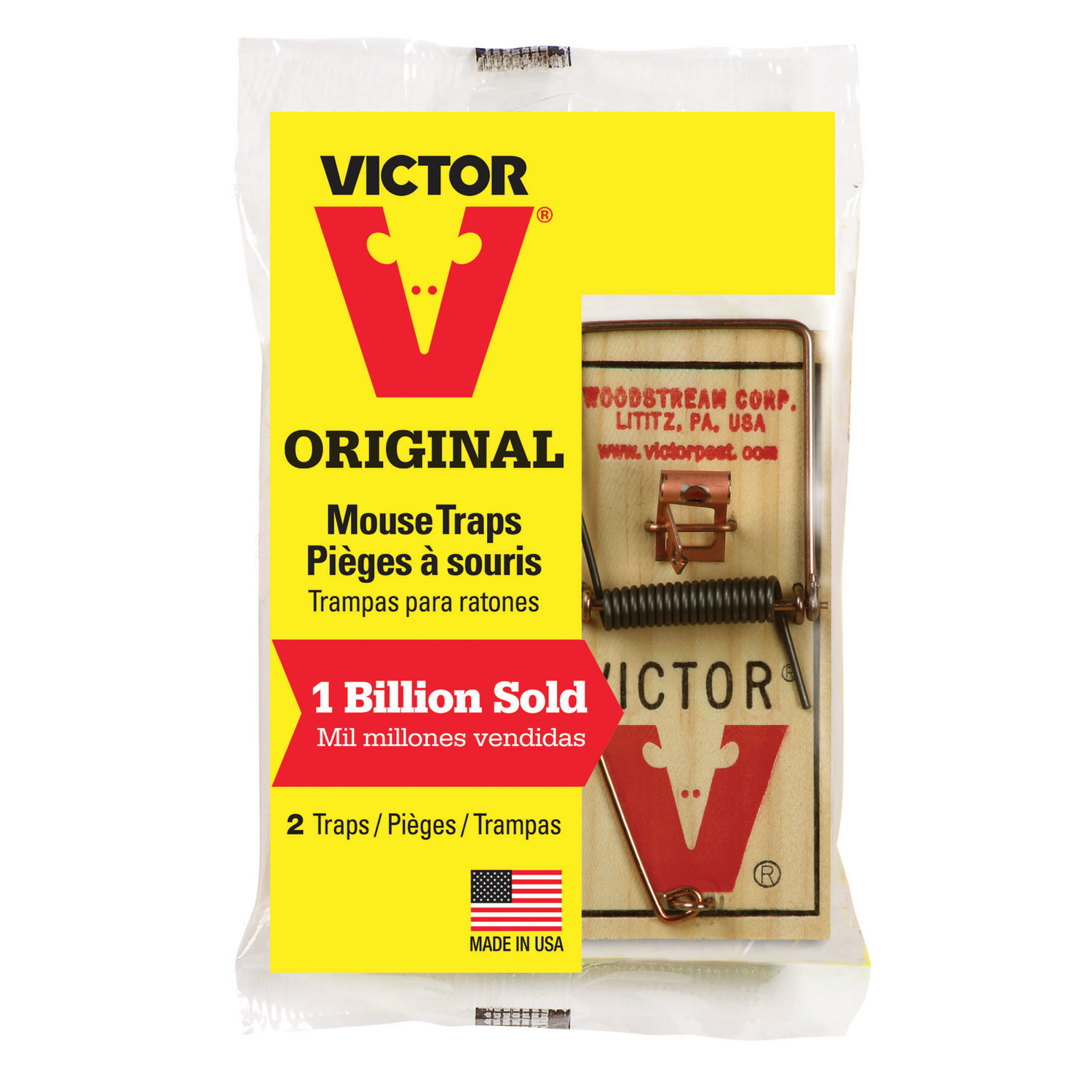 Victor Small Snap Trap For Mice 2 pk