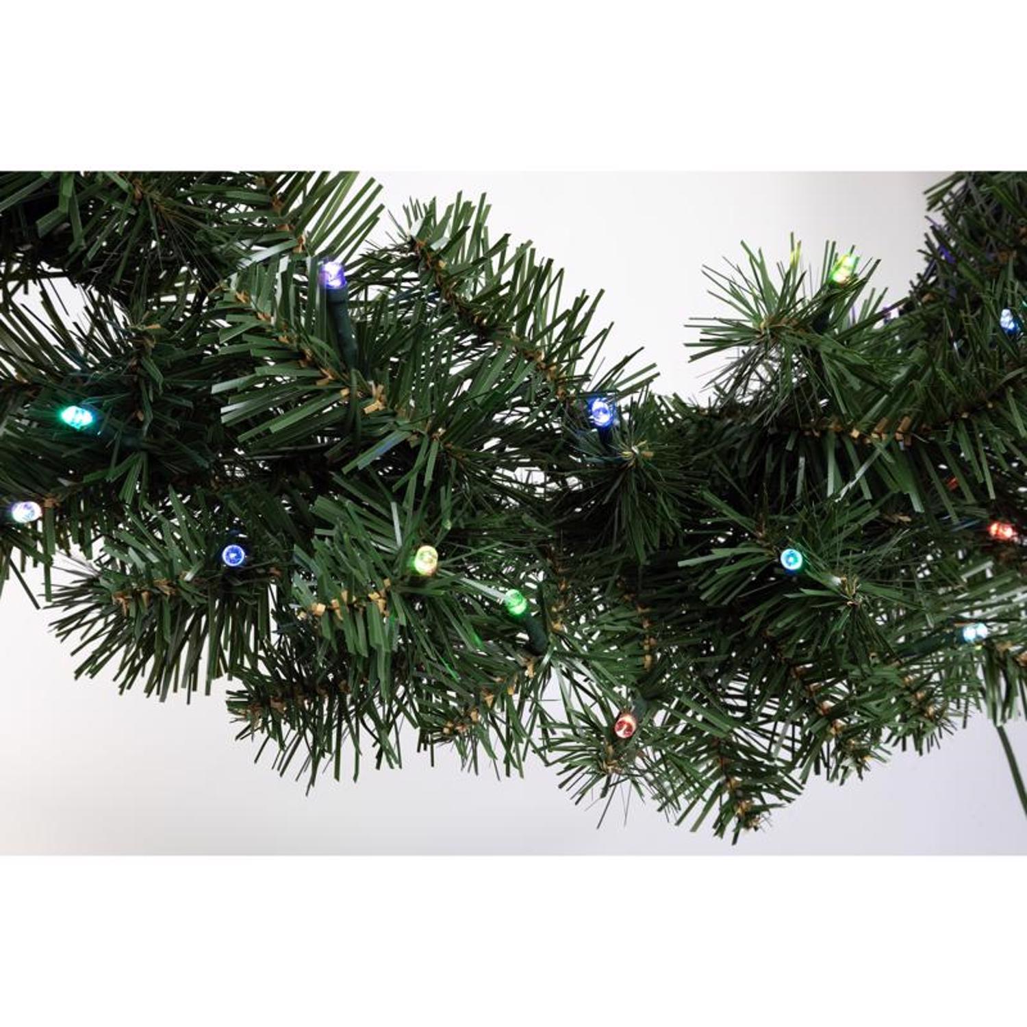 Celebrations 24 in. D LED Prelit RGBW Brilliant Wreath