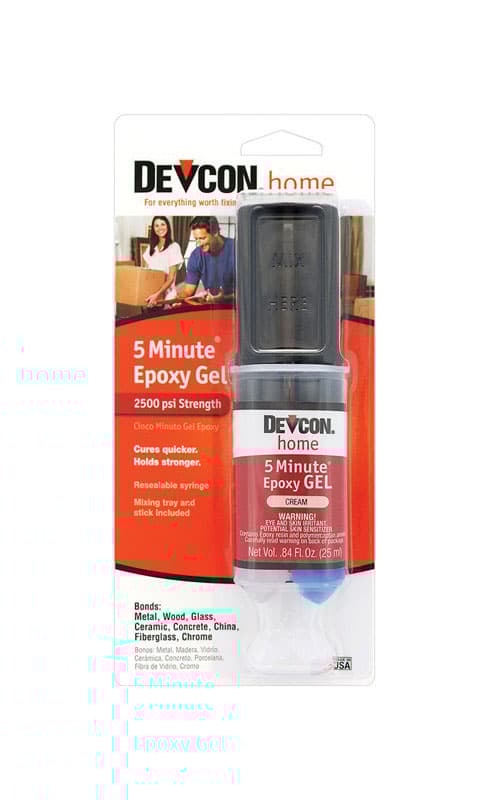 Devcon 5 Minute High Strength Cream Epoxy Gel 0.84 oz