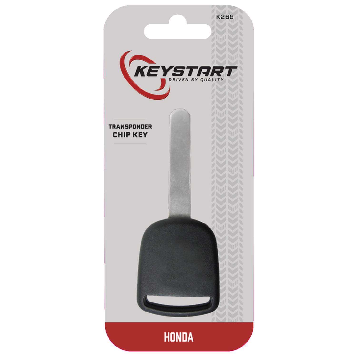 KeyStart K268 Advanced Security Automotive Transponder Modular Head Sidewinder Blade For Honda