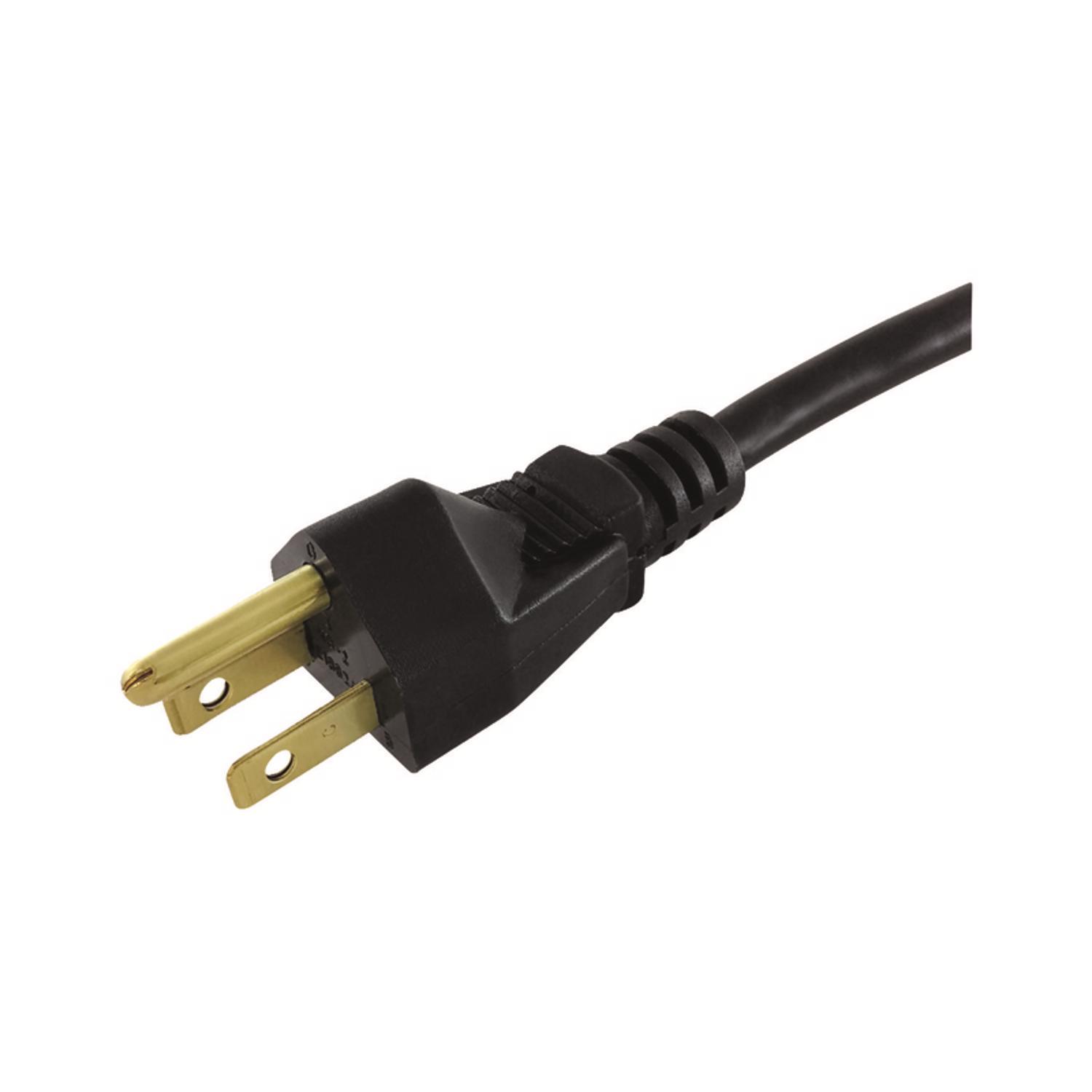 Ace Outdoor 50in. L Black Extension Cord 16/3 SJTW