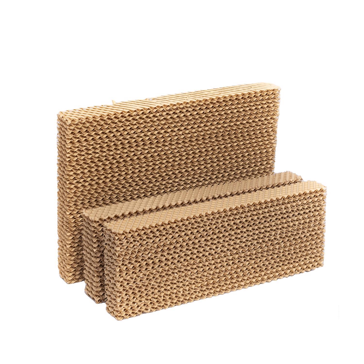Hessaire 21.5 in. H X 10 in. W Tan Canvas Media Pad Set