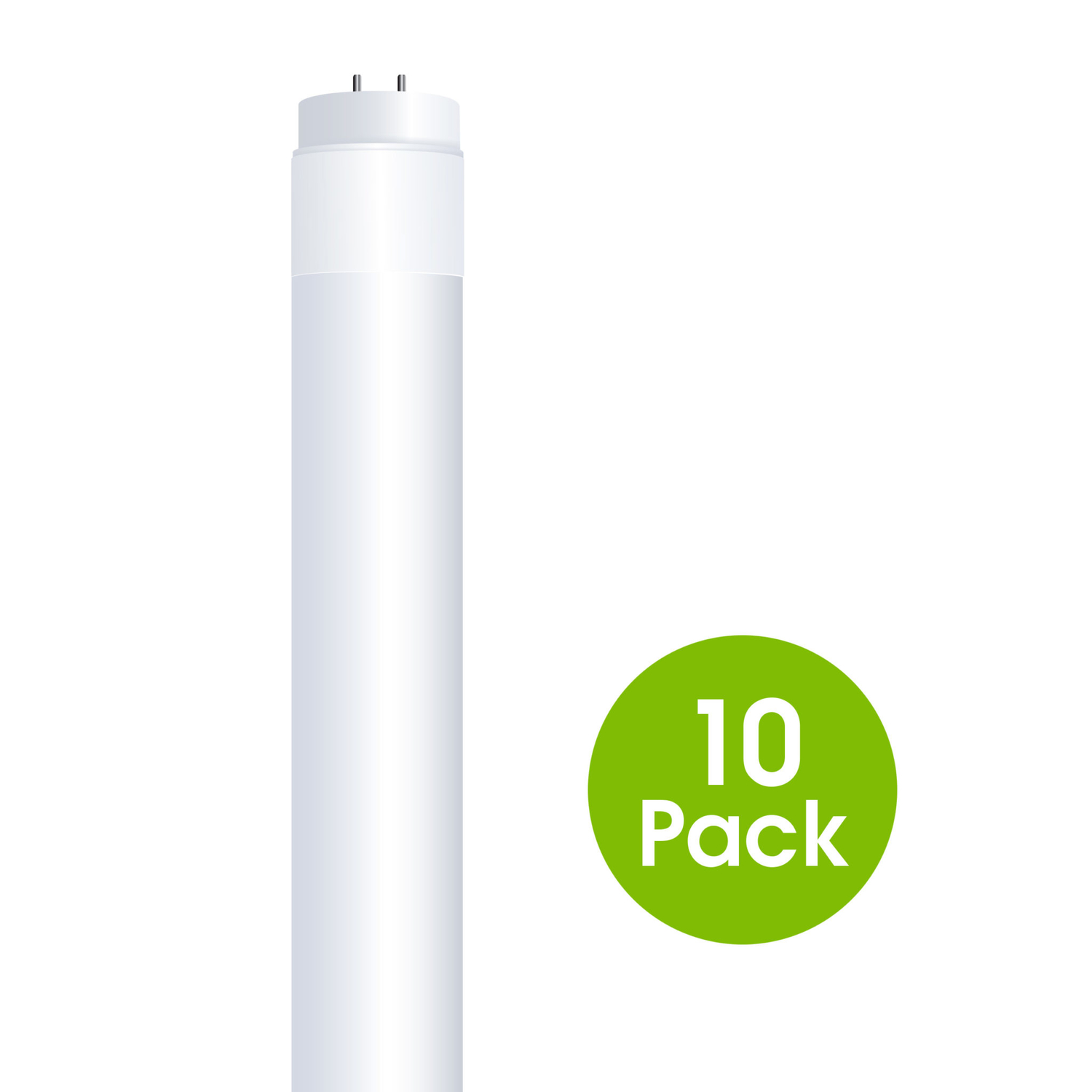 Feit Electric Plug & Play T12 Cool White 48 in. G13 Linear LED Bulb 40 Watt Equivalence 10 pk