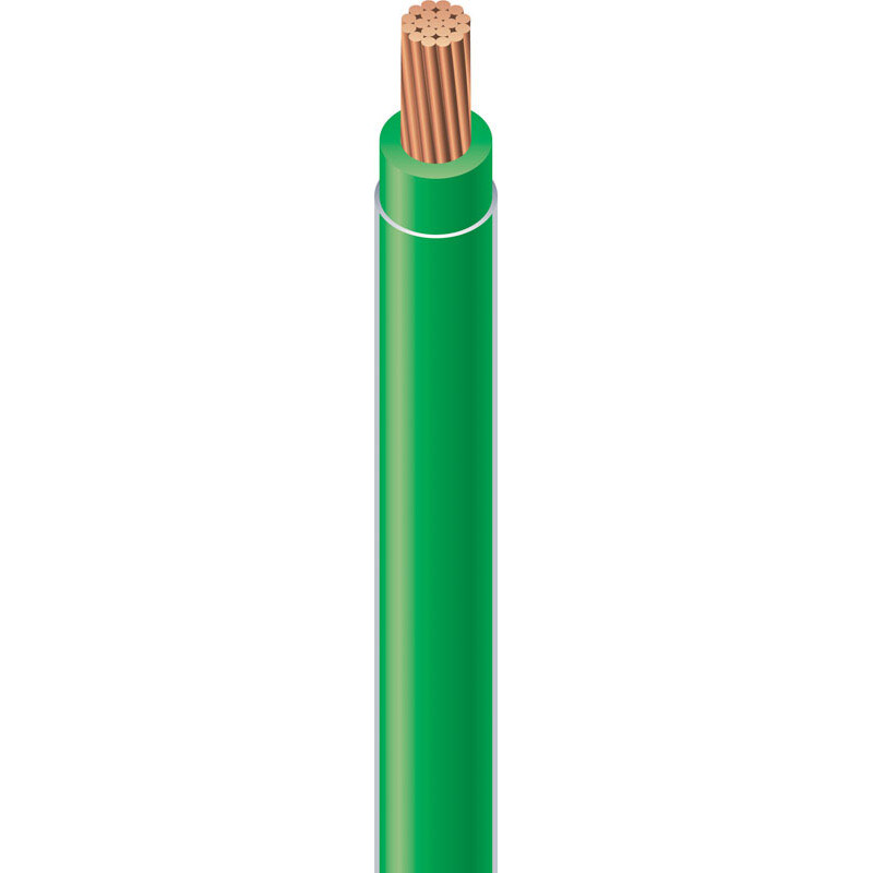 Southwire 500 ft. 10/1 THHN Stranded Wire Green - Sold by the foot