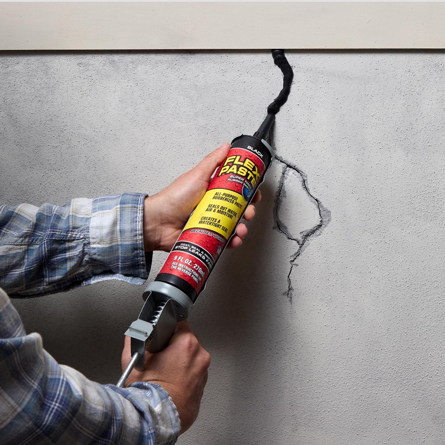 Flex Seal Family of Products Flex Paste Black Rubberized Paste 9 fl. oz.