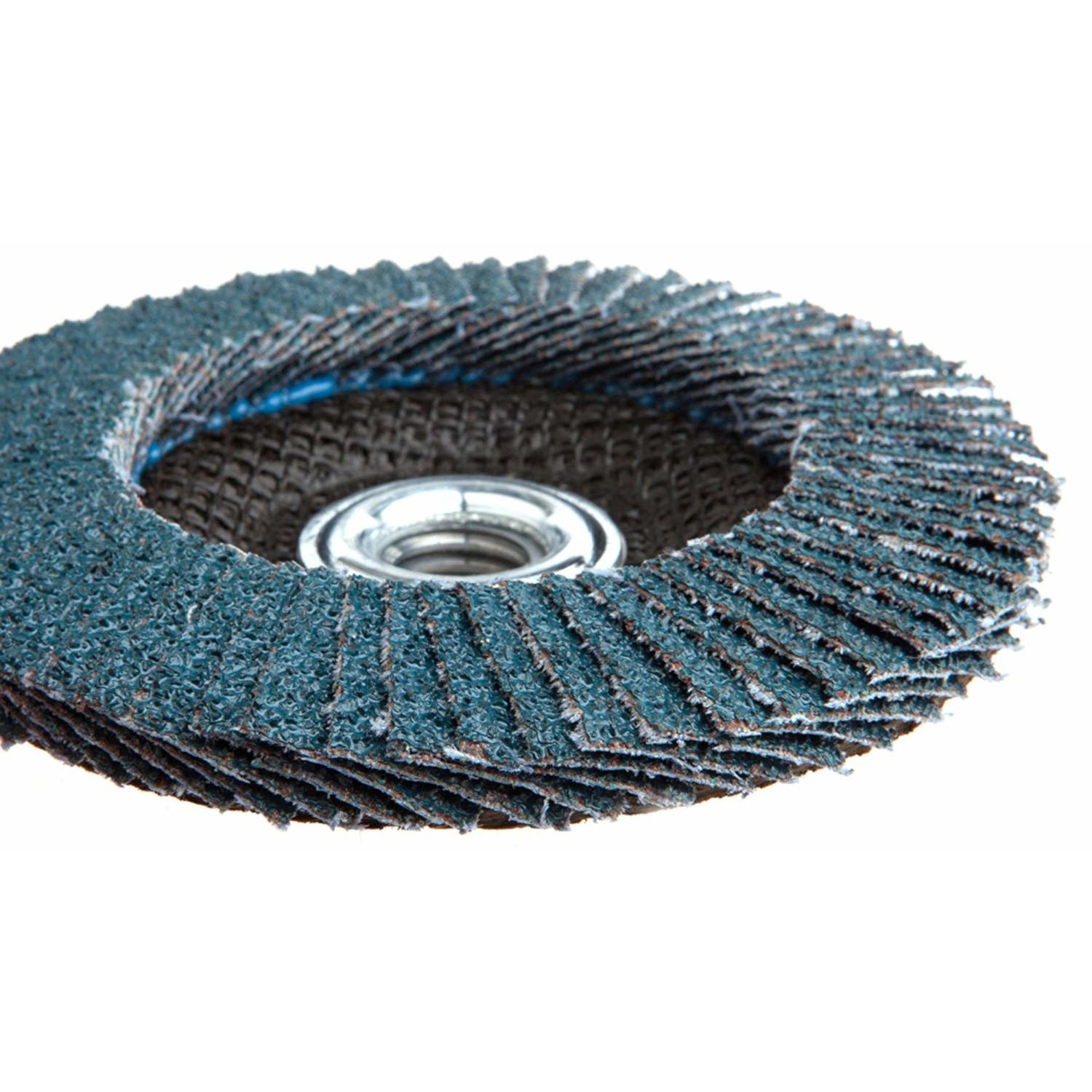 Forney 4-1/2 in. D X 7/8 in. Zirconia Aluminum Oxide Flap Disc 40 Grit 1 pc