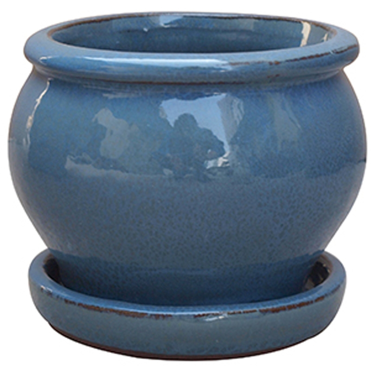 Trendspot 4 in. D Ceramic Planter Assorted