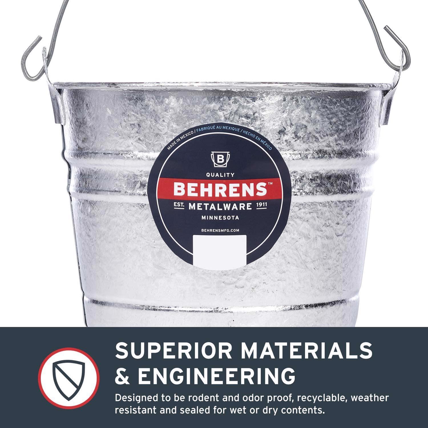 Behrens 5 qt Pail Gray