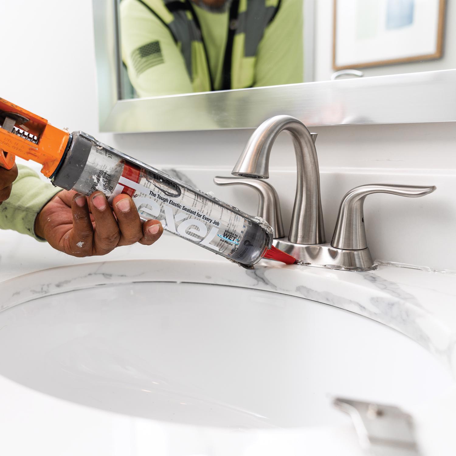 Sashco Lexel White Synthetic Rubber All Purpose Caulk 10.5 oz