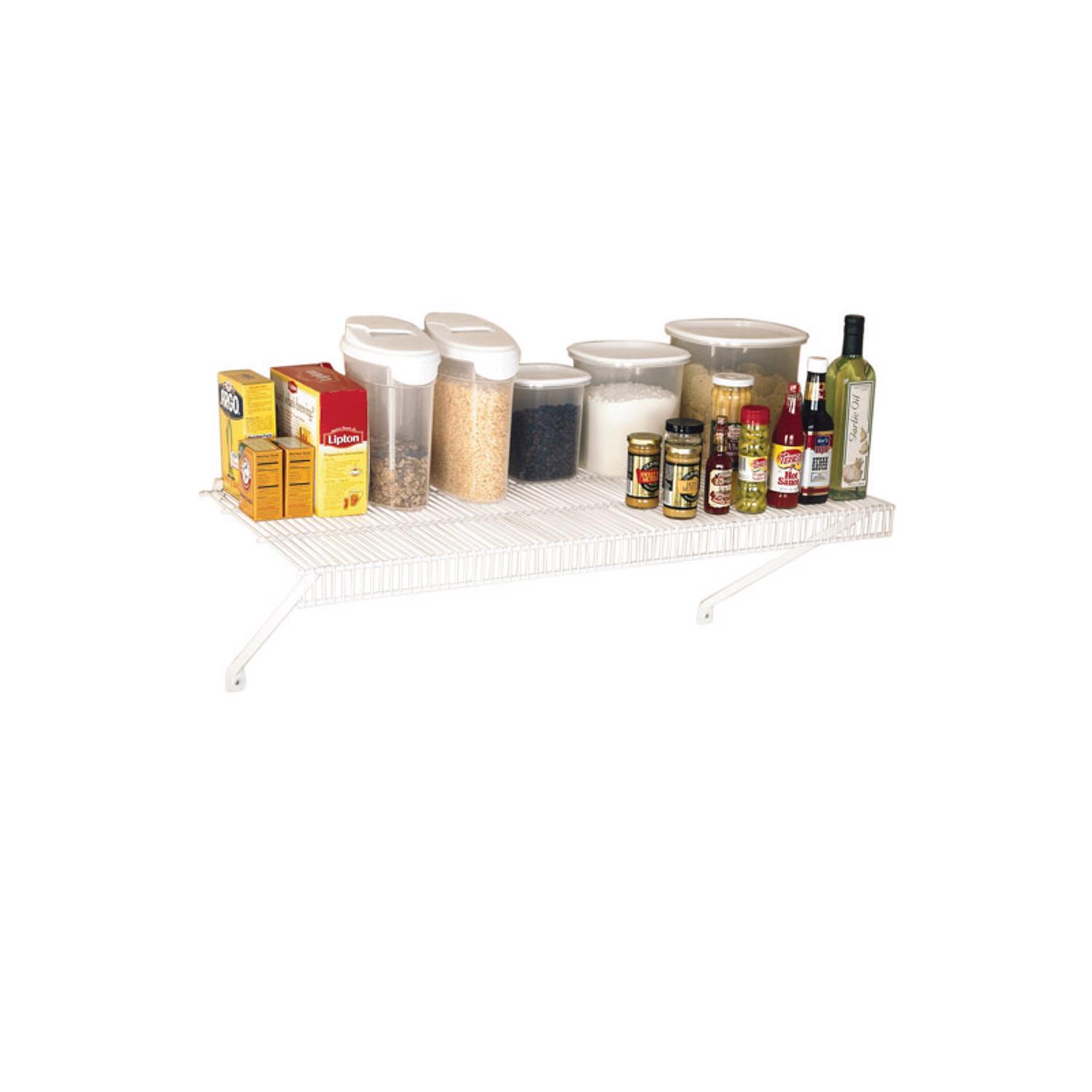 Rubbermaid 36 in. H X 16 in. W X 36 in. L Steel Mesh Shelf