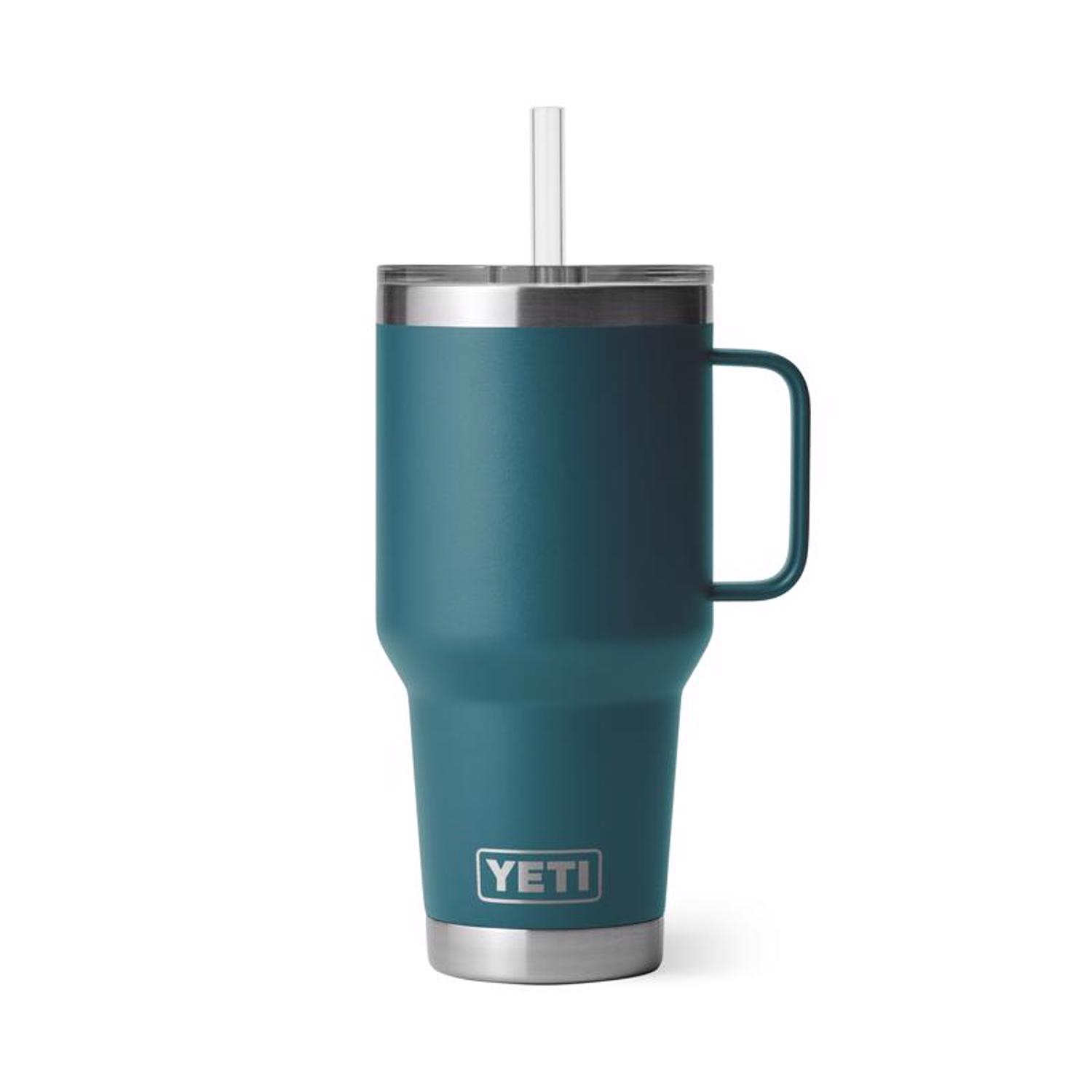 YETI Rambler 35 oz Agave Teal BPA Free Straw Mug Stine Home + Yard