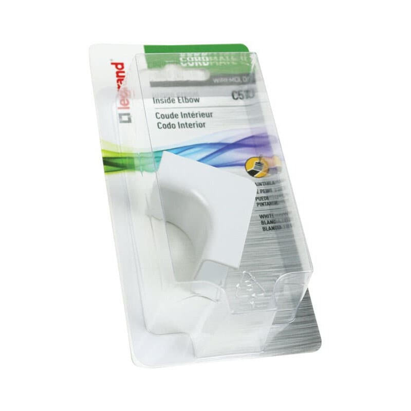 Legrand CordMate II 1.5 in. L Inside Elbow 1 pk