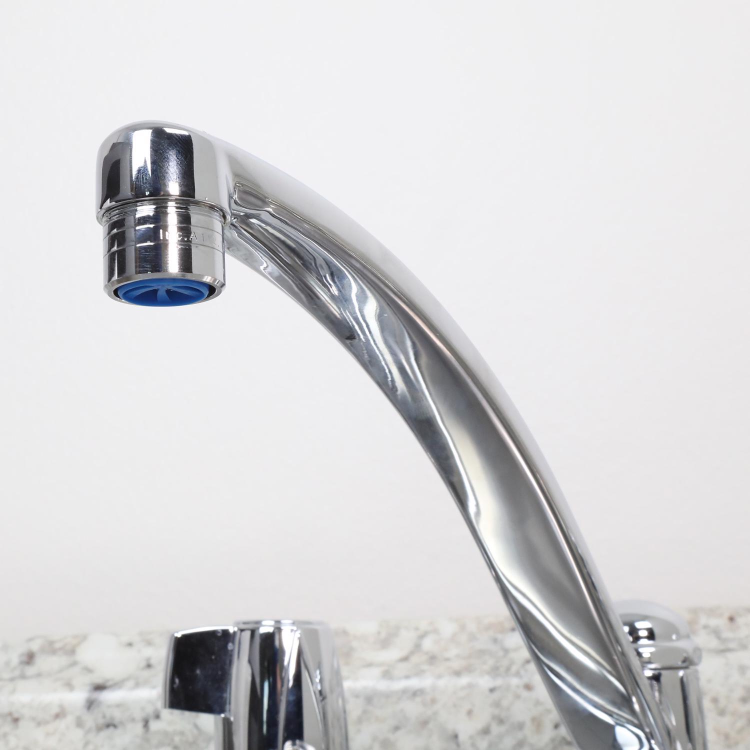 Ace Dual Thread 15/16 in.- 27M x 55/64 in.-27F Chrome Aerator Adapter