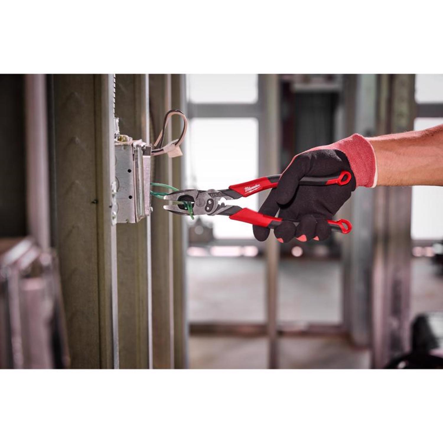 Milwaukee Made In USA 9 in. Forged Steel Lineman's Pliers