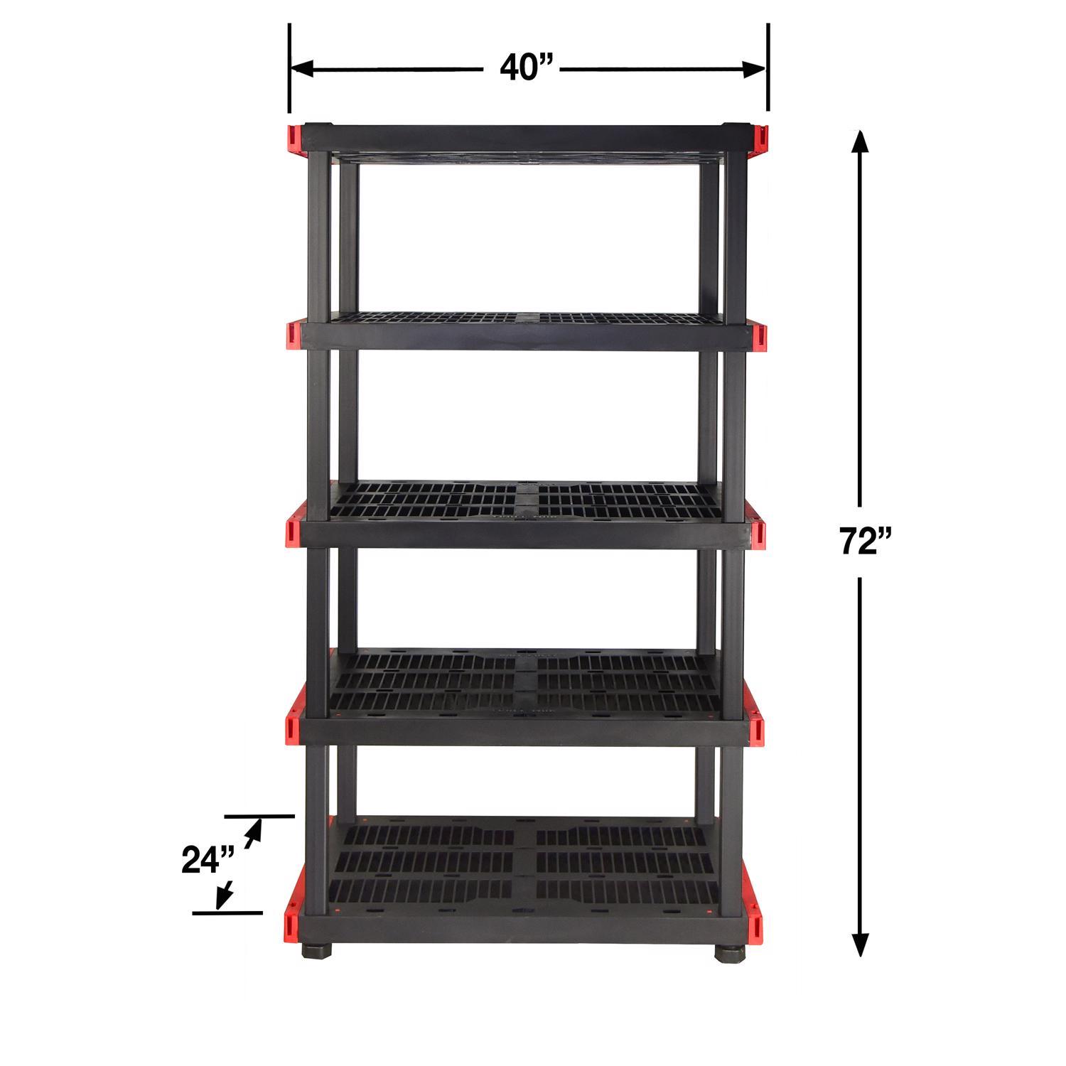 Craftsman 72 in. H X 40 in. W X 24 in. D Resin Shelving Unit