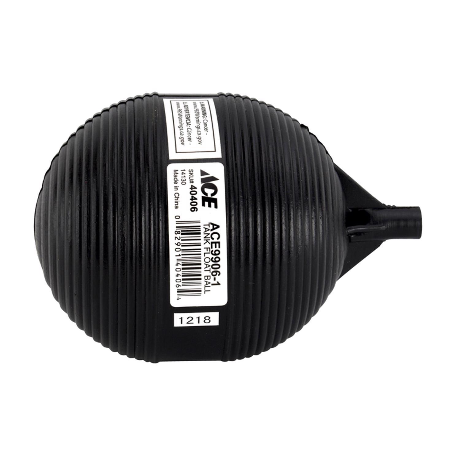 Ace Toilet Tank Float Black Plastic For Universal