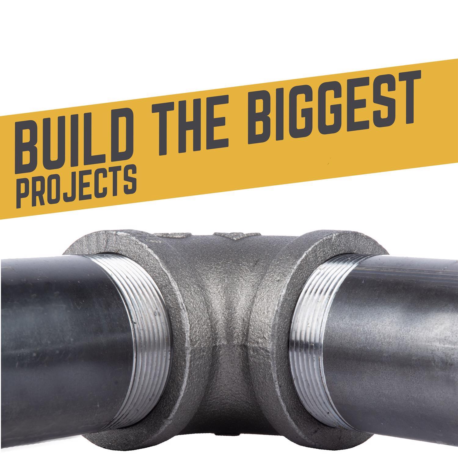 STZ Industries 2 in. MIP each X 2 in. D MIP Black Steel 2-1/2 in. L Nipple