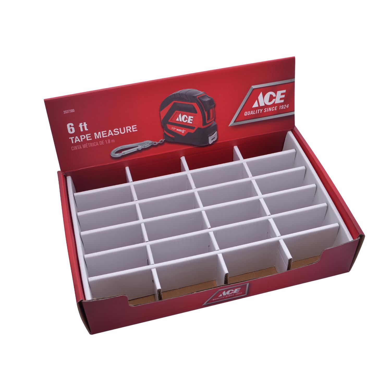 Ace 6 ft. L X 1/2 in. W Keychain Tape Measure 1 pk