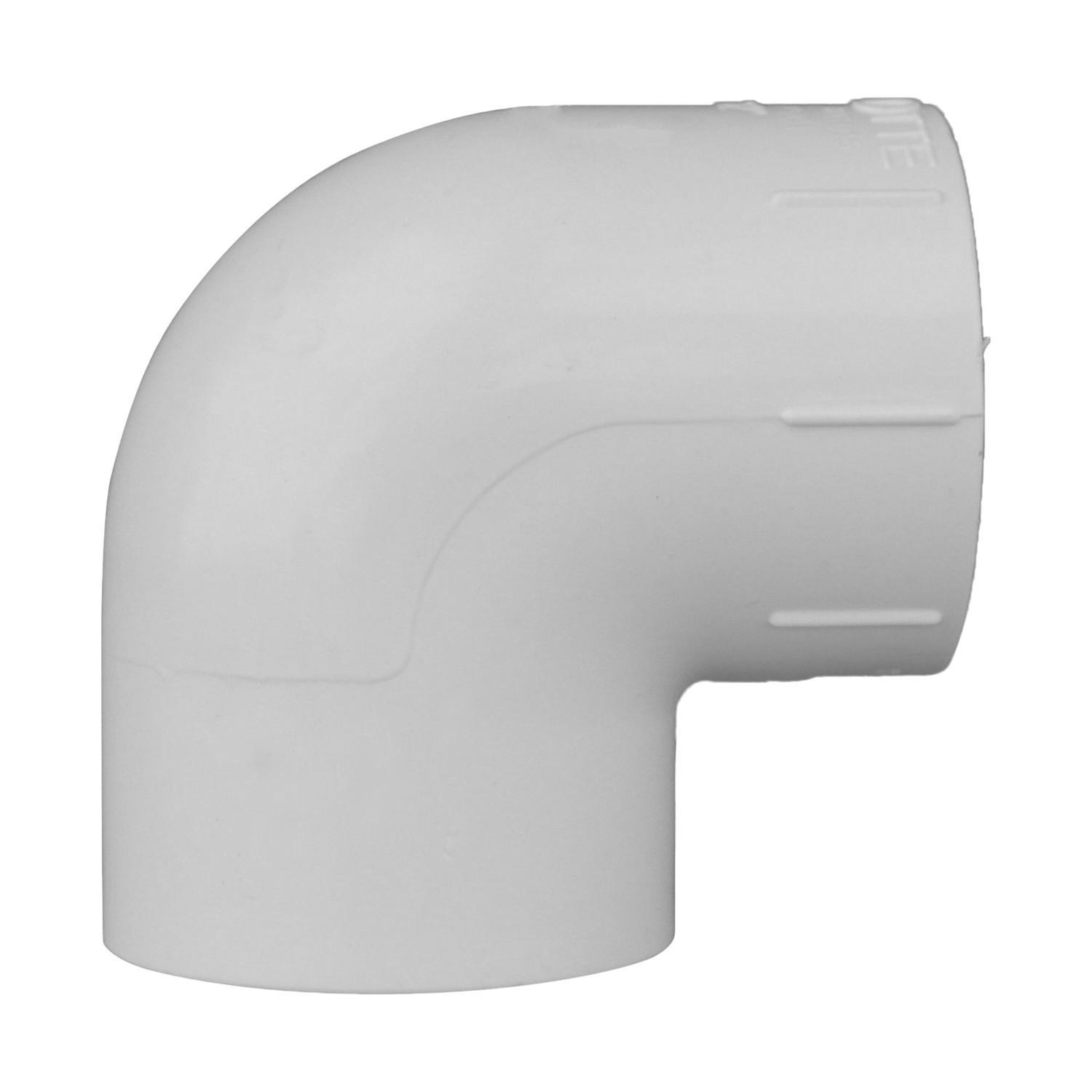 Charlotte Pipe Schedule 40 1-1/2 in. Slip X 1-1/2 in. D Slip PVC Elbow 1 pk