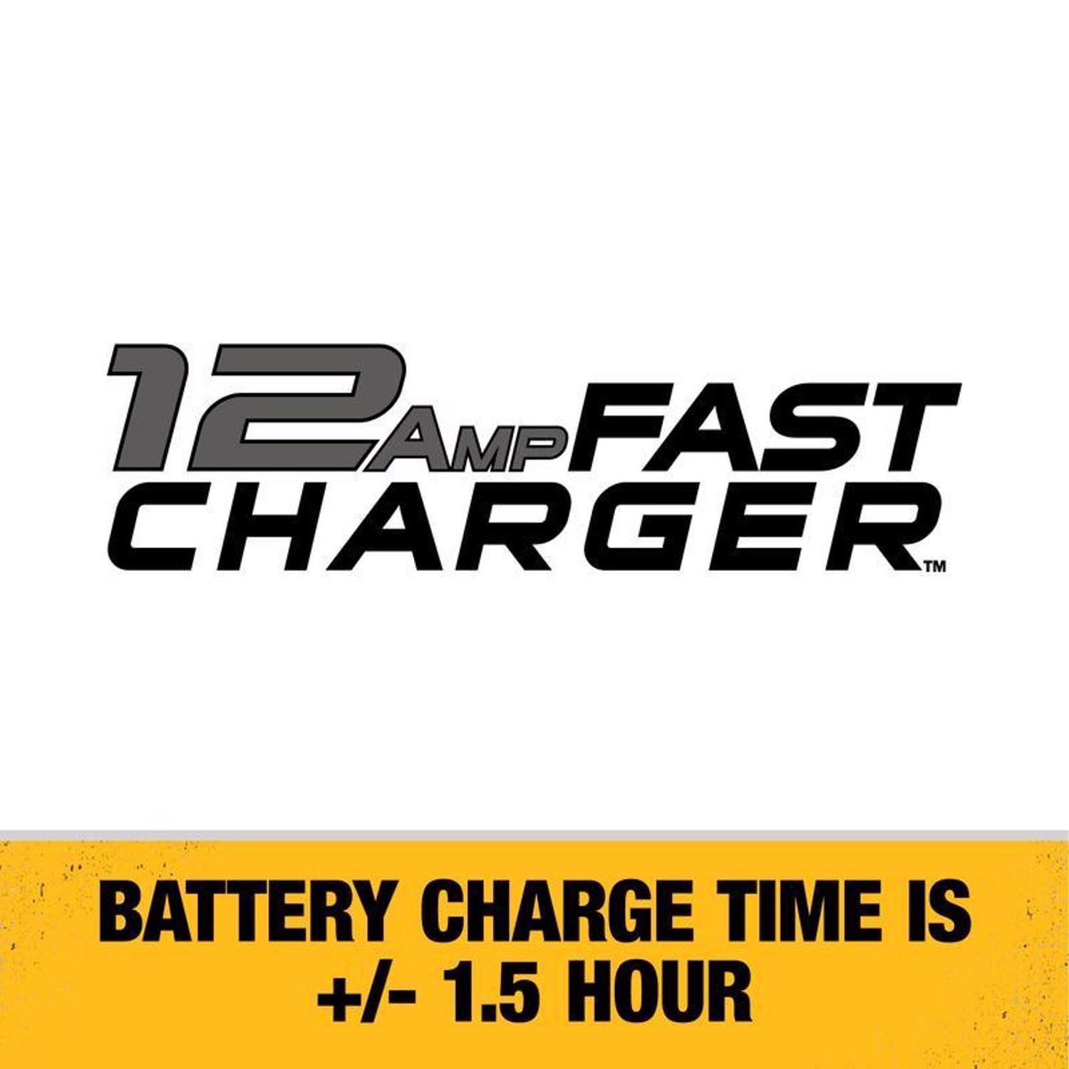 DeWalt 20V MAX DCB1112 20 V Lithium-Ion 12 Amp Battery Rapid Charger