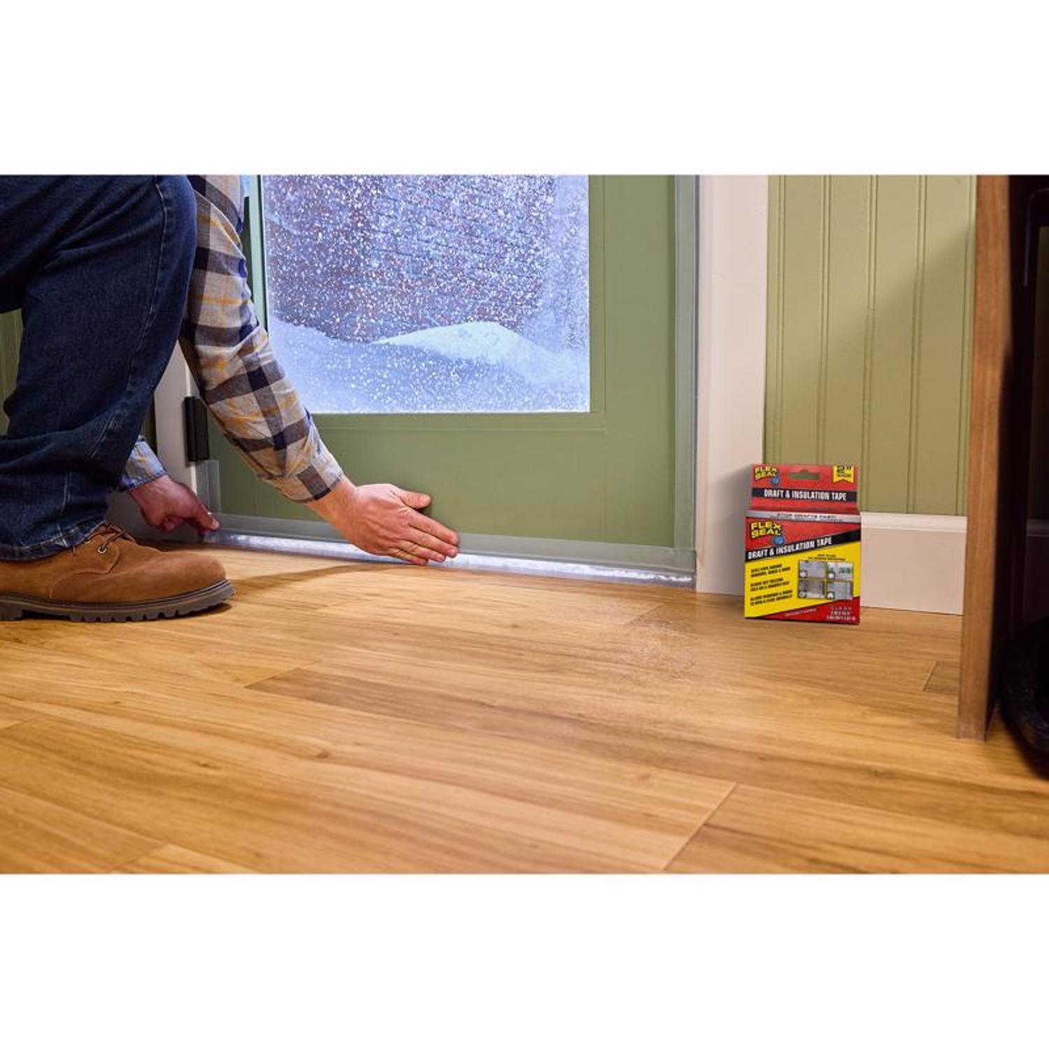 Flex Seal Family of Products Flex Seal Draft & Insulation Tape 2 in. W X 16 ft. L Clear Sealing Tape