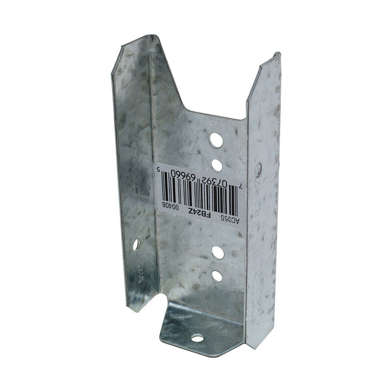 Simpson Strong-Tie Galvanized Steel ZMAX 20 Ga. Fence Bracket 1-9/16 in. W x 3-3/8 in. H