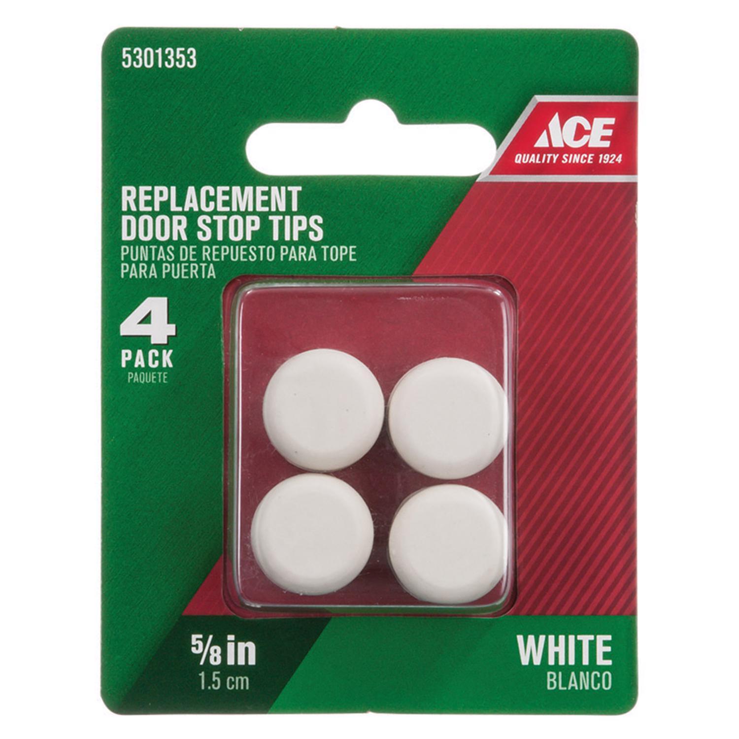 Ace 5/8 in. W Rubber White Door Stop Tip Over the door clip 1.5 in.